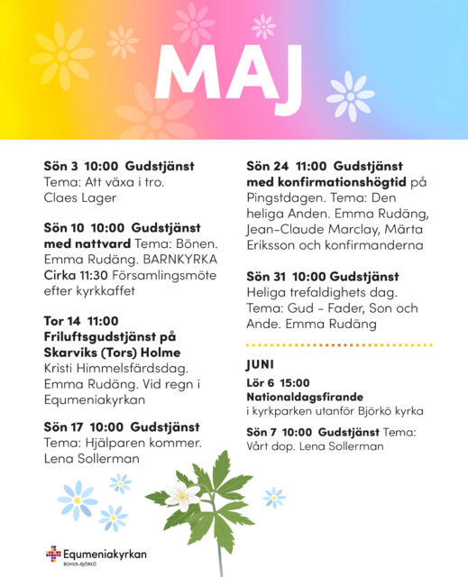 Månadsaffisch för maj