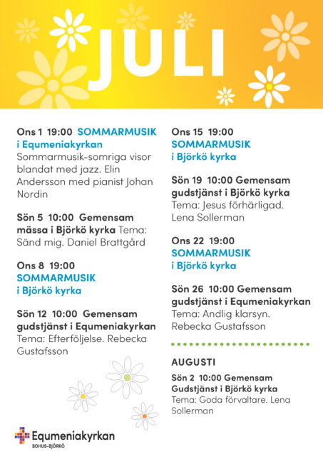 Månadsaffisch för juli
