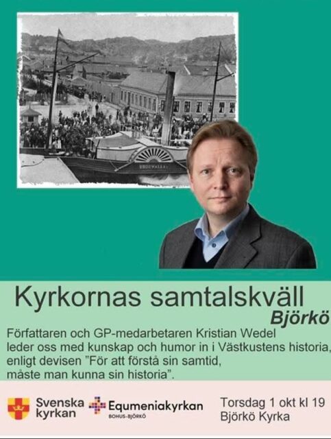Gemensam samtalskväll i Björkö kyrka 1 oktober kl. 19.00